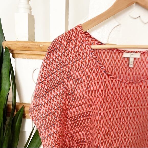 Joie Red 100% Silk Joanne Blouse Size XS - Picture 3 of 6